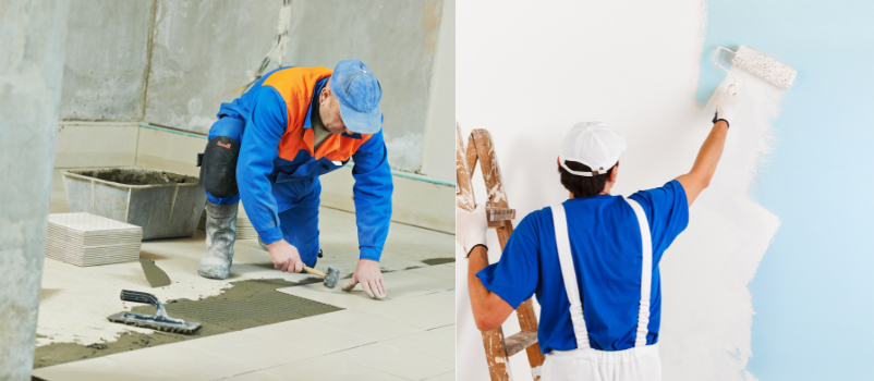 Masonry, Painting, and Tiling Services